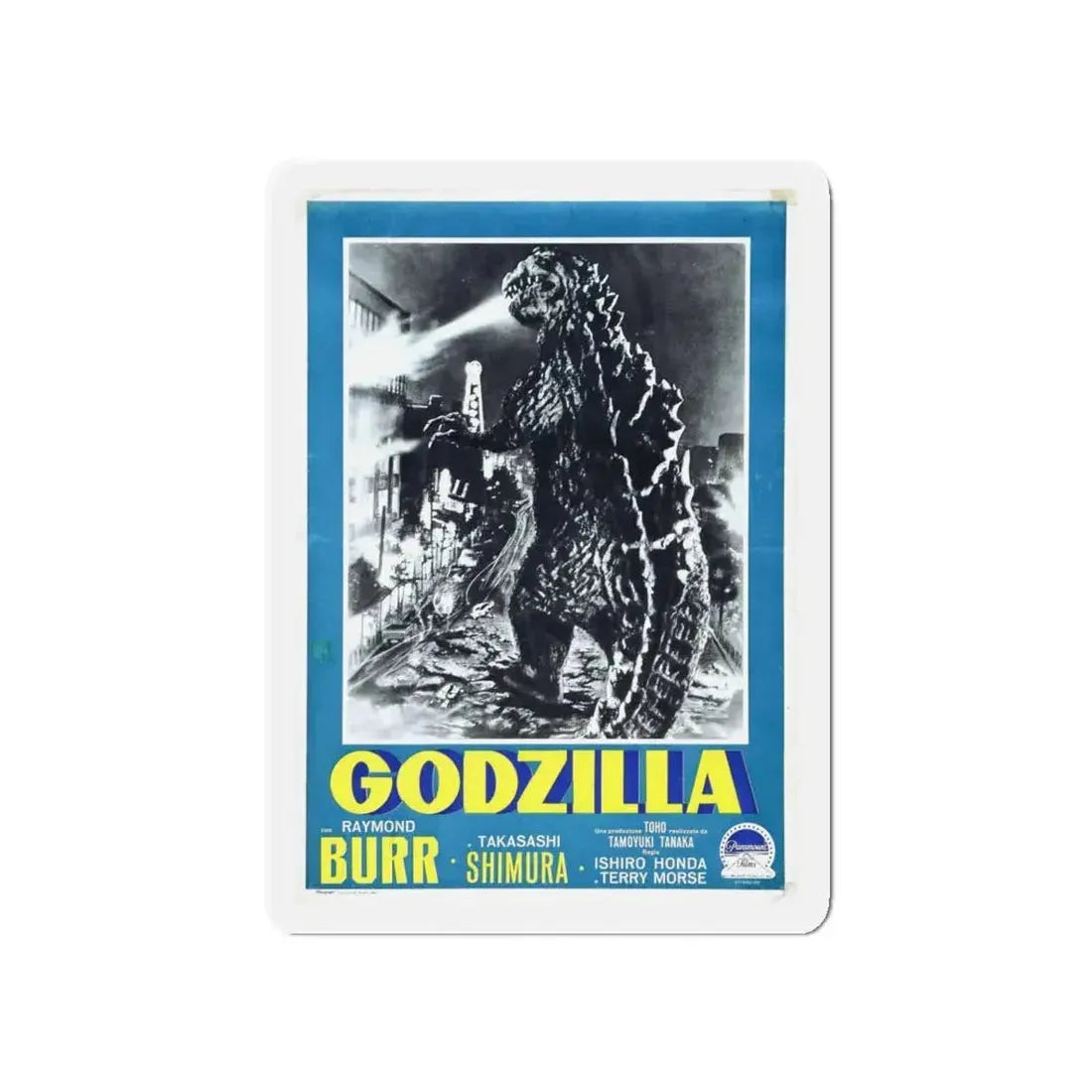 GODZILLA (ITALIAN) 2 1954 Movie Poster - Refrigerator Magnet 5 Inch - The Sticker Space