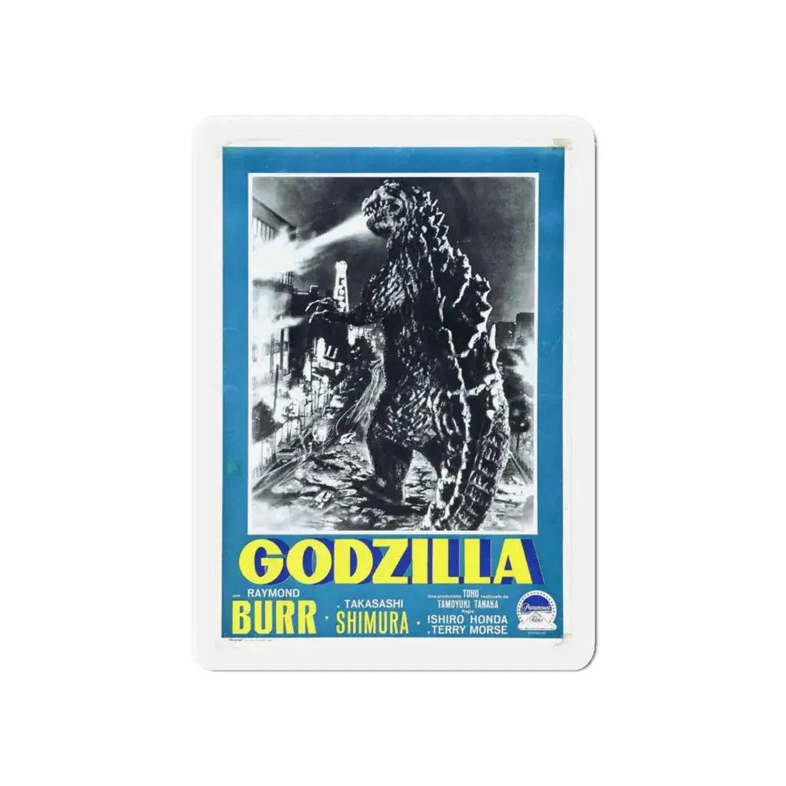 GODZILLA (ITALIAN) 2 1954 Movie Poster - Refrigerator Magnet 6 Inch - The Sticker Space