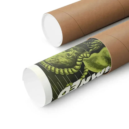 GODZILLA'S REVENGE + ISLAND OF THE BURNING DAMNED 1969 - Paper Movie Poster - The Sticker Space