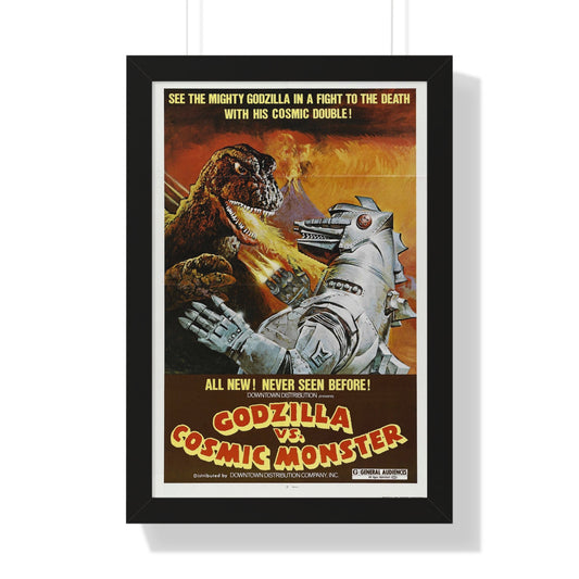 GODZILLA VS BIONIC MONSTER (GODZILLA VS MECHAGODZILLA) (2) 1974 - Framed Movie Poster-16″ x 24″-The Sticker Space