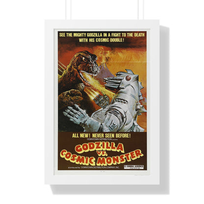 GODZILLA VS BIONIC MONSTER (GODZILLA VS MECHAGODZILLA) (2) 1974 - Framed Movie Poster-16″ x 24″-The Sticker Space