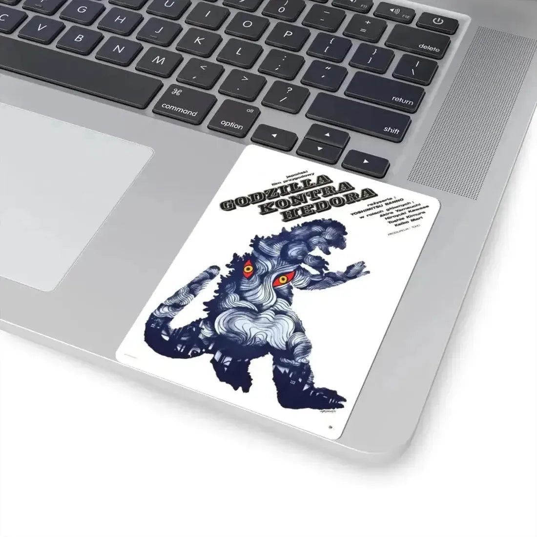 GODZILLA VS HEDORAH (POLISH) 1971 Movie Poster - STICKER Vinyl Kiss-Cut Decal - The Sticker Space