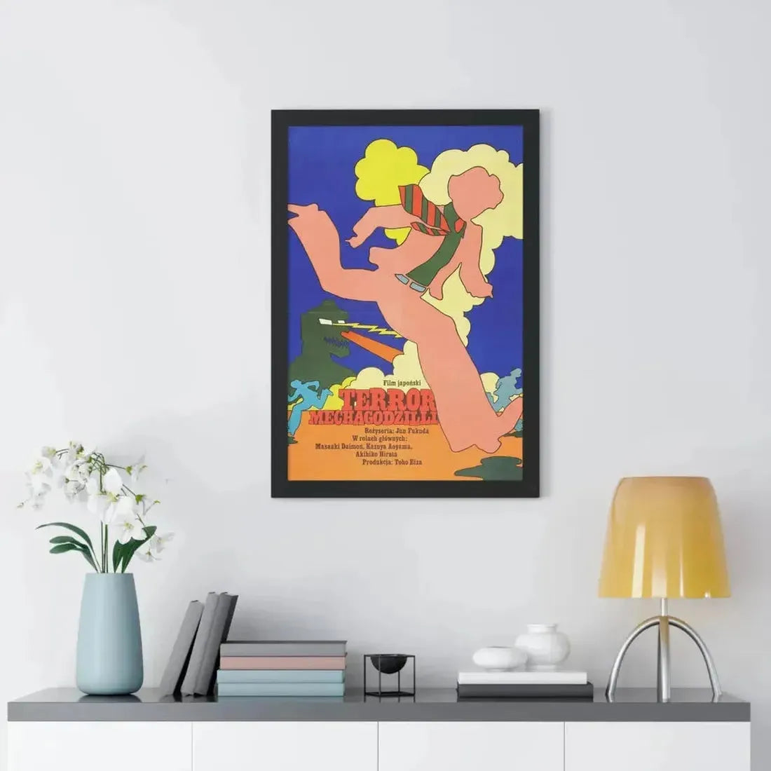 GODZILLA VS MECHAGODZILLA (POLISH) 1993 - Framed Movie Poster - The Sticker Space