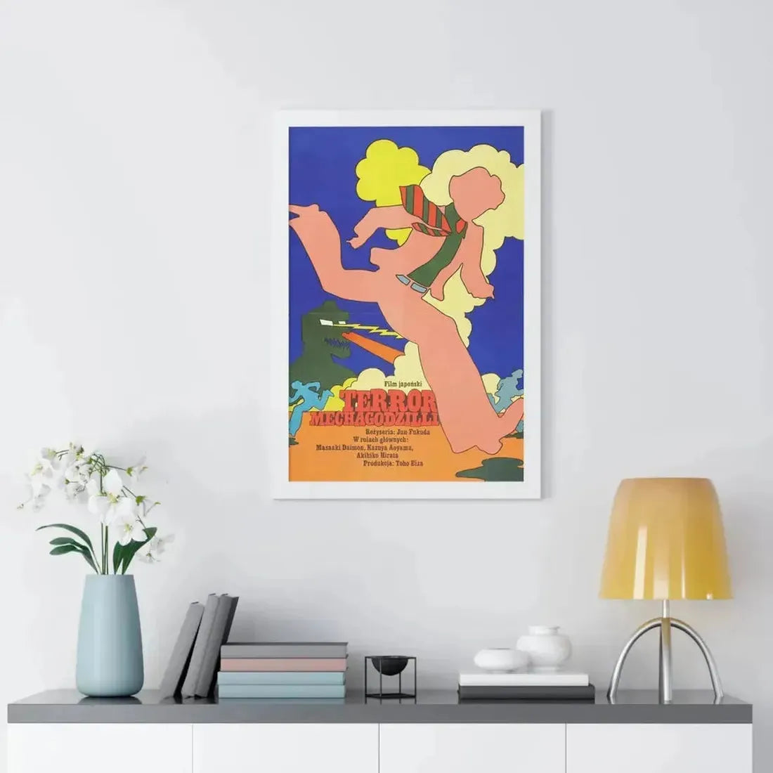 GODZILLA VS MECHAGODZILLA (POLISH) 1993 - Framed Movie Poster - The Sticker Space