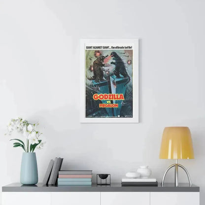 GODZILLA VS MEGALON 1973 - Framed Movie Poster - The Sticker Space