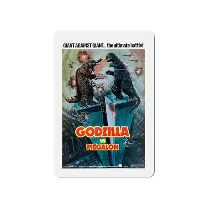 GODZILLA VS MEGALON 1973 Movie Poster - Refrigerator Magnet - The Sticker Space