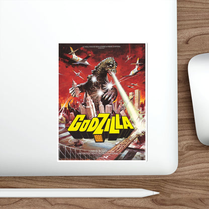 GODZILLA VS MEGALON (3) 1973 Movie Poster STICKER Vinyl Die-Cut Decal-The Sticker Space