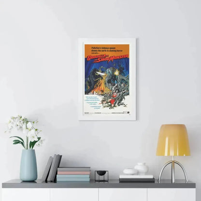 GODZILLA VS THE SMOG MONSTER 1971 - Framed Movie Poster - The Sticker Space