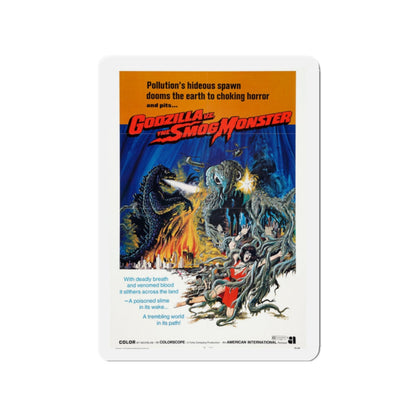 GODZILLA VS THE SMOG MONSTER 1971 Movie Poster - Die-Cut Magnet-2" x 2"-The Sticker Space