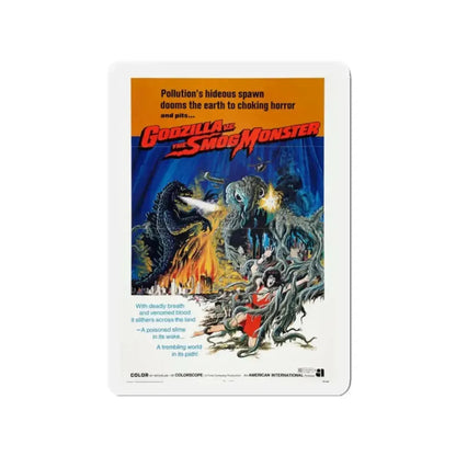 GODZILLA VS THE SMOG MONSTER 1971 Movie Poster - Refrigerator Magnet - The Sticker Space