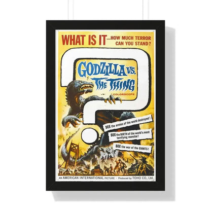 GODZILLA VS THE THING 1964 - Framed Movie Poster - The Sticker Space
