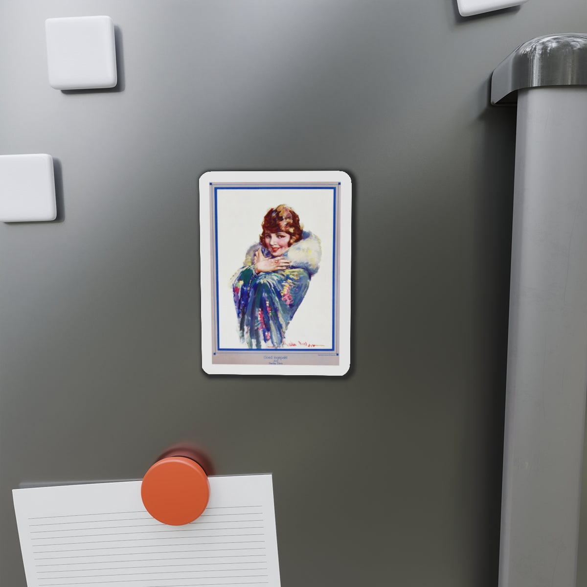 Goed ingepakt, 1929 (Magazine Illustration) Refrigerator Magnet-The Sticker Space