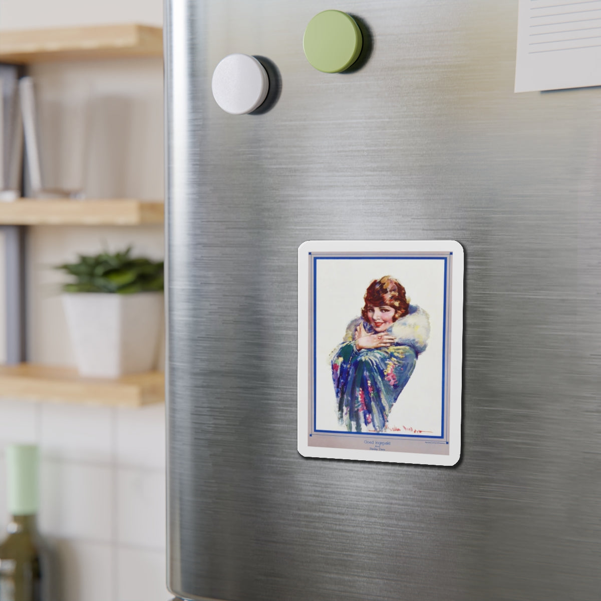 Goed ingepakt, 1929 (Magazine Illustration) Refrigerator Magnet-The Sticker Space