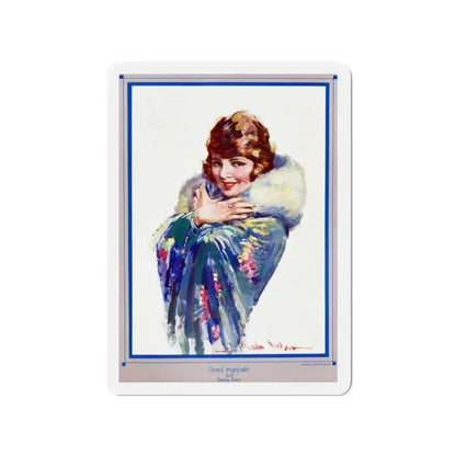 Goed ingepakt, 1929 (Magazine Illustration) Refrigerator Magnet 3 Inch Die-Cut - The Sticker Space