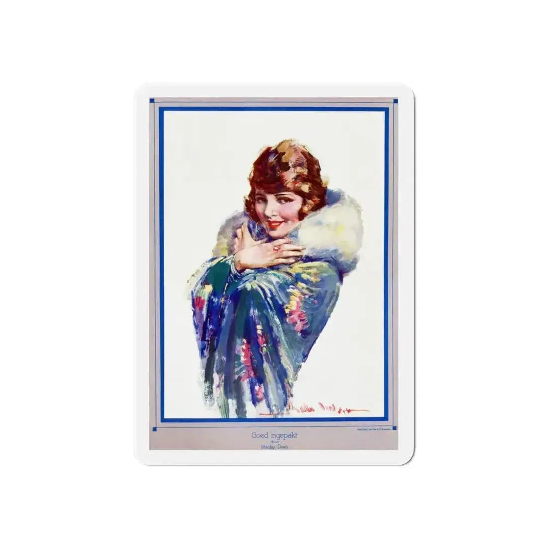 Goed ingepakt, 1929 (Magazine Illustration) Refrigerator Magnet 6 Inch Die-Cut - The Sticker Space