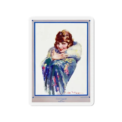 Goed ingepakt, 1929 (Magazine Illustration) Refrigerator Magnet - The Sticker Space