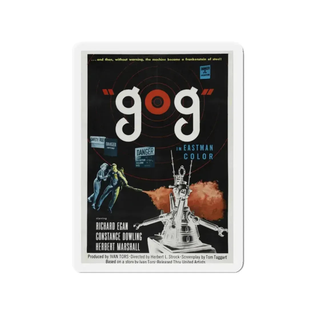 GOG 1954 Movie Poster - Refrigerator Magnet 2 Inch - The Sticker Space
