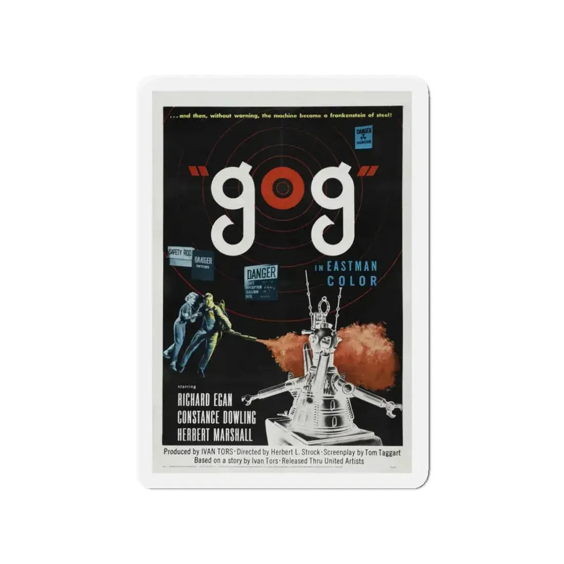 GOG 1954 Movie Poster - Refrigerator Magnet 3 Inch - The Sticker Space