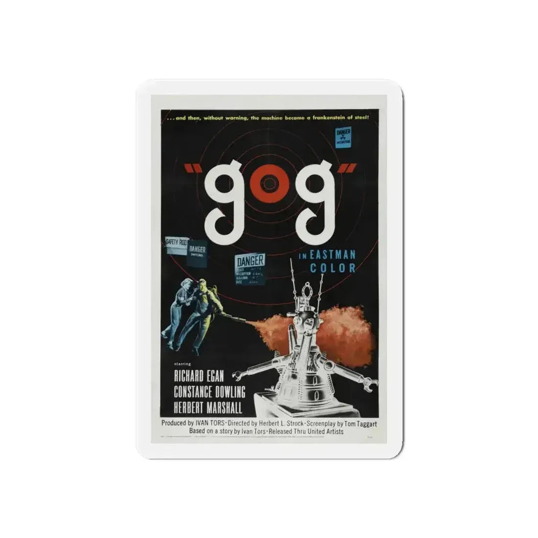 GOG 1954 Movie Poster - Refrigerator Magnet - The Sticker Space