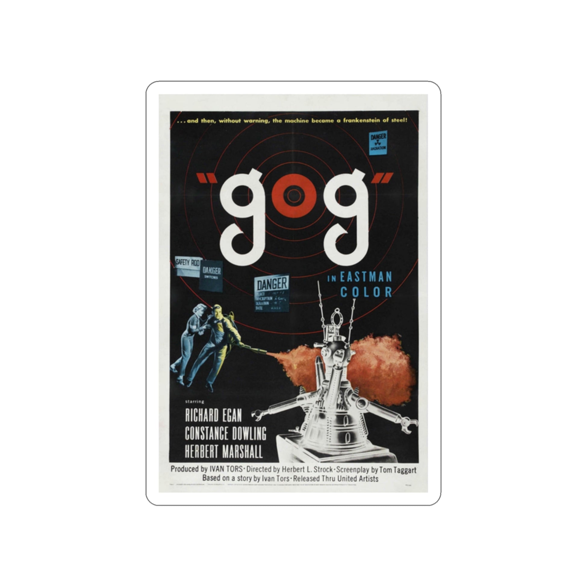 GOG 1954 Movie Poster STICKER Vinyl Die-Cut Decal-2 Inch-The Sticker Space