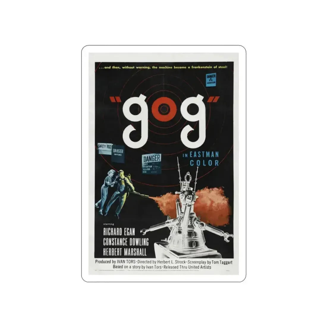 GOG 1954 Movie Poster STICKER Vinyl Die-Cut Decal 2 Inch - The Sticker Space