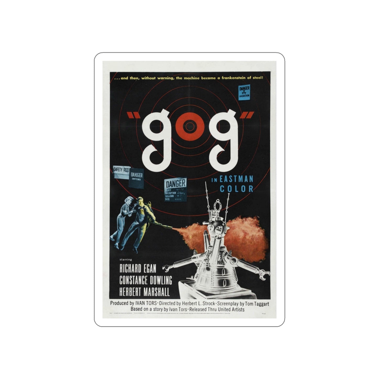 GOG 1954 Movie Poster STICKER Vinyl Die-Cut Decal-3 Inch-The Sticker Space