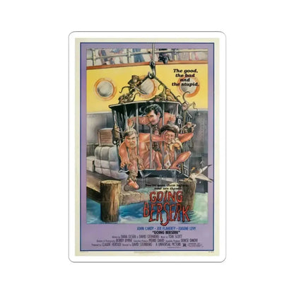 Going Berserk 1983 Movie Poster - STICKER Vinyl Kiss-Cut Decal 2 Inch White - The Sticker Space