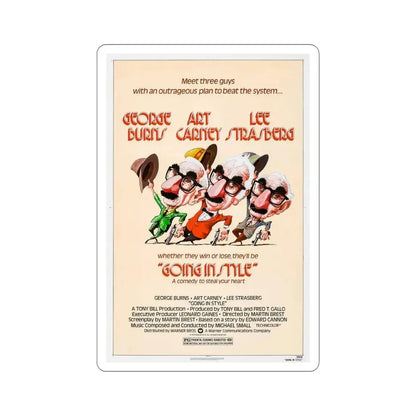 Going in Style 1979 Movie Poster STICKER Vinyl Die-Cut Decal 5 Inch - The Sticker Space