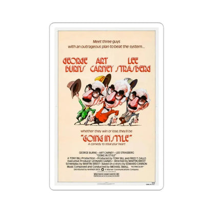 Going in Style 1979 Movie Poster STICKER Vinyl Die-Cut Decal - The Sticker Space