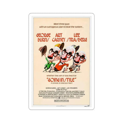 Going in Style 1979 Movie Poster STICKER Vinyl Die-Cut Decal - The Sticker Space