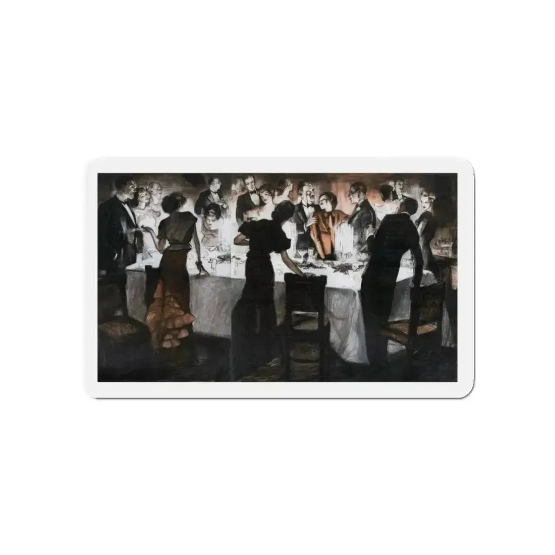 Going Their Own Ways (1), Redbook, July 1935 (Magazine Illustration) Refrigerator Magnet - The Sticker Space