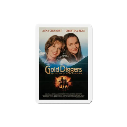 Gold Diggers The Secret Of Bear Mountain 1995 Movie Poster Refrigerator Magnet 3 Inch - The Sticker Space