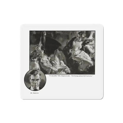 Gold Gream, Redbook, December 1933 (Magazine Illustration) Refrigerator Magnet 5 Inch Die-Cut - The Sticker Space