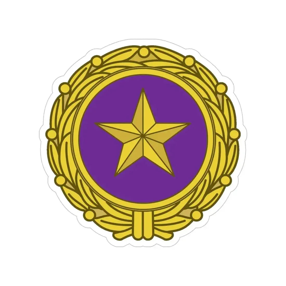 Gold Star Lapel (U.S. Army) Transparent STICKER Die-Cut Vinyl Decal - The Sticker Space