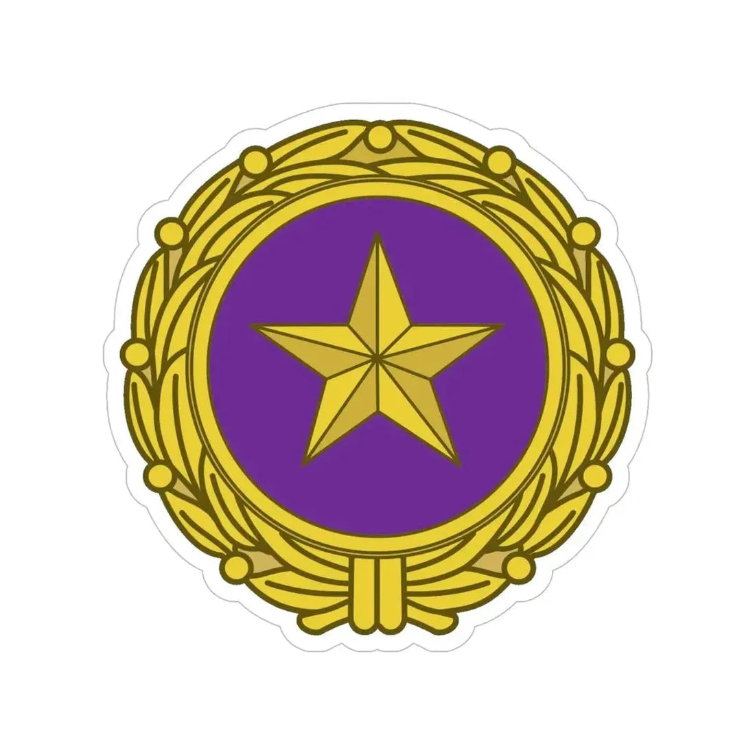 Gold Star Lapel (U.S. Army) Transparent STICKER Die-Cut Vinyl Decal - The Sticker Space