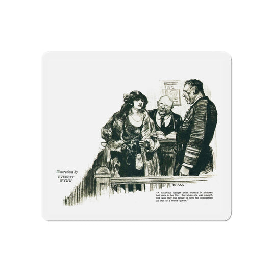 Golddiggers of Hollywood (1), Screenland, April 1922 (Magazine Illustration) Refrigerator Magnet-6 × 6"-The Sticker Space