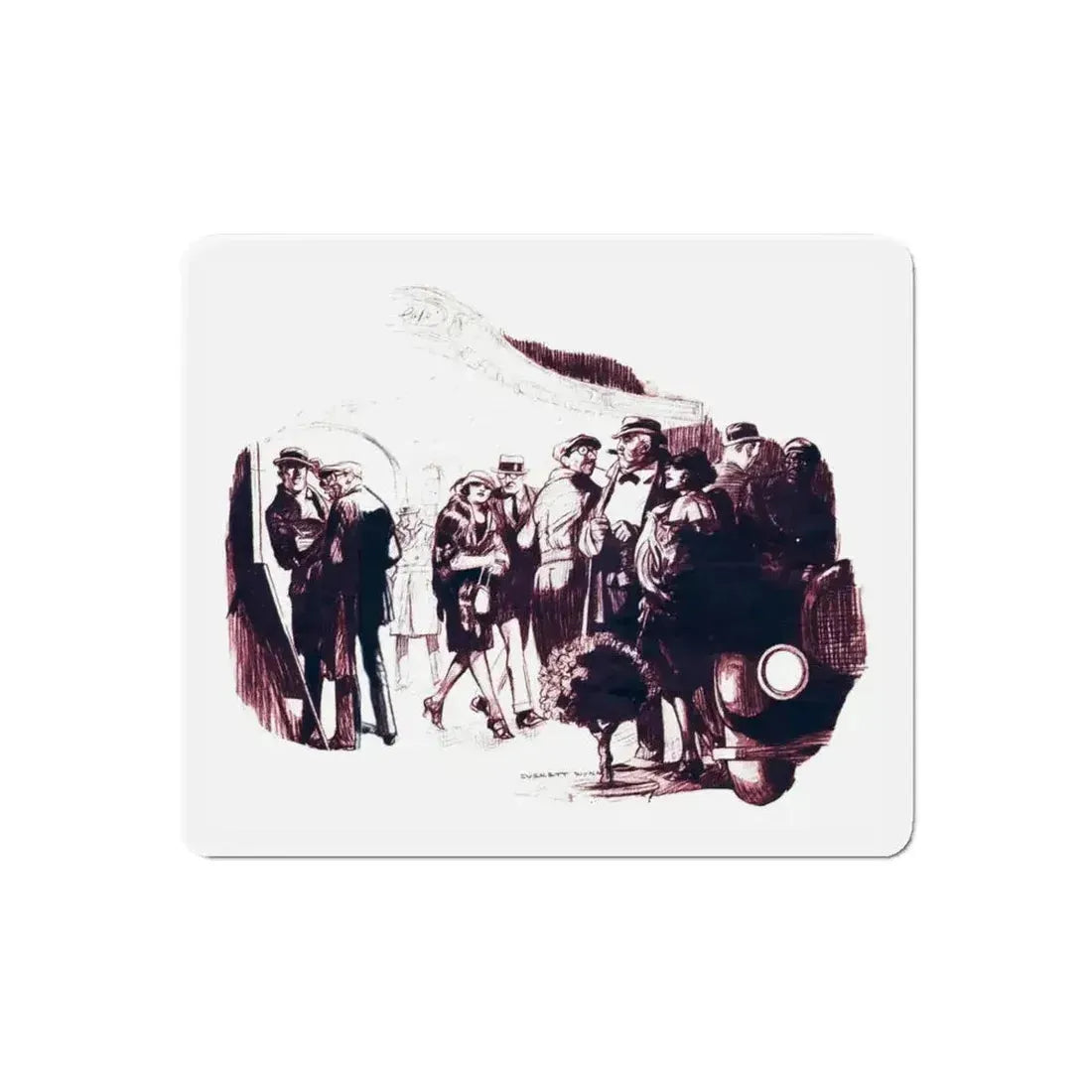 Golddiggers of Hollywood (2), Screenland, April 1922 (Magazine Illustration) Refrigerator Magnet - The Sticker Space