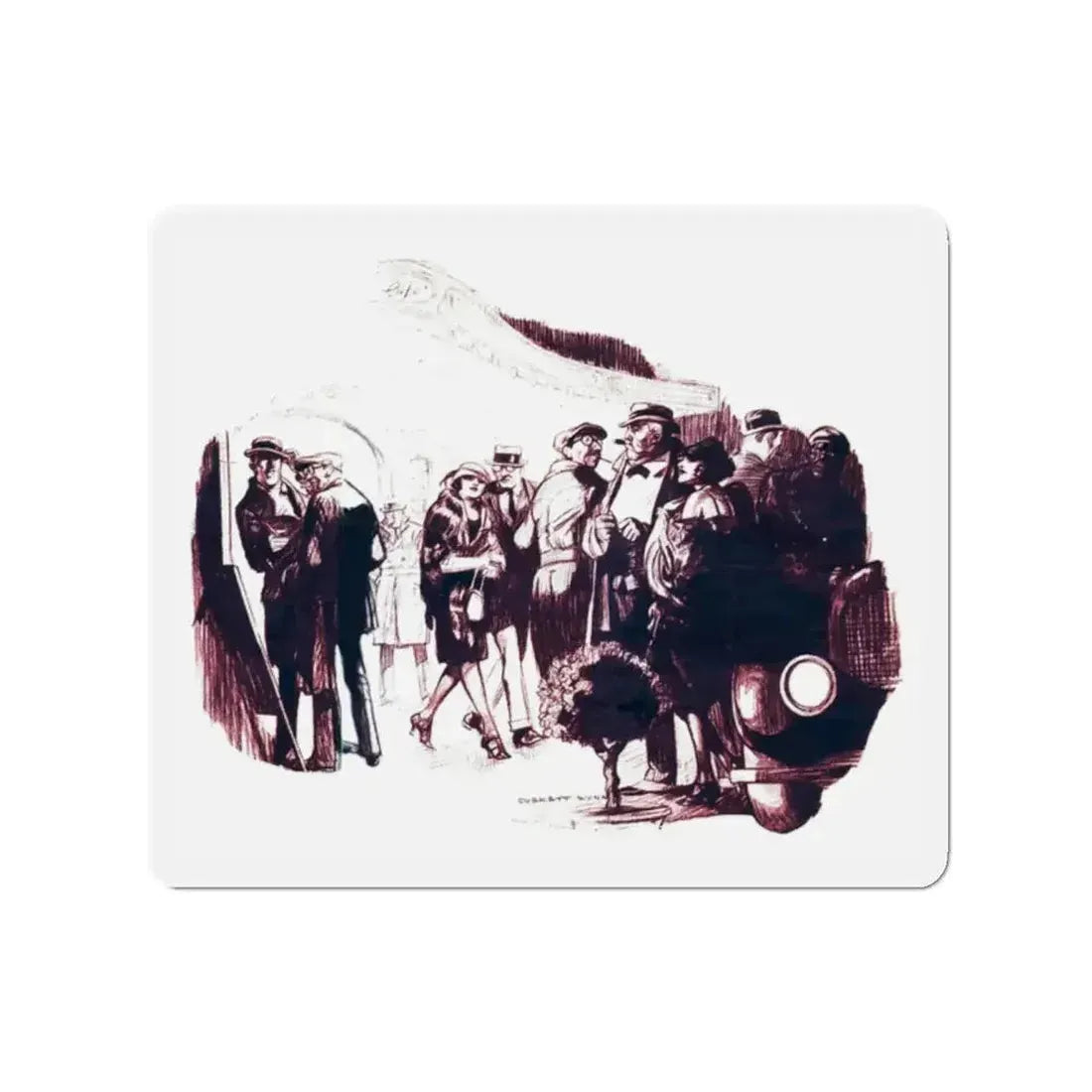 Golddiggers of Hollywood (2), Screenland, April 1922 (Magazine Illustration) Refrigerator Magnet - The Sticker Space