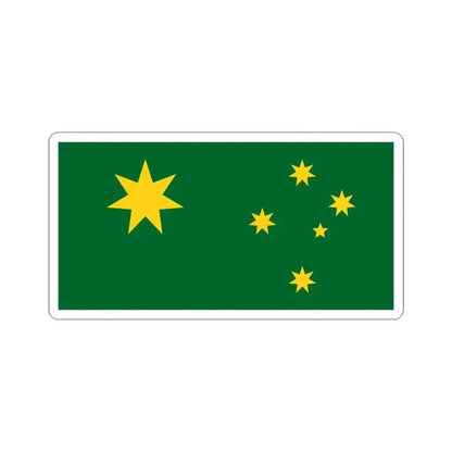 Golden Commonwealth Flag (Australia) STICKER Vinyl Kiss-Cut Decal 6 Inch White - The Sticker Space