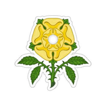 Golden Rose Badge STICKER Vinyl Die-Cut Decal - The Sticker Space