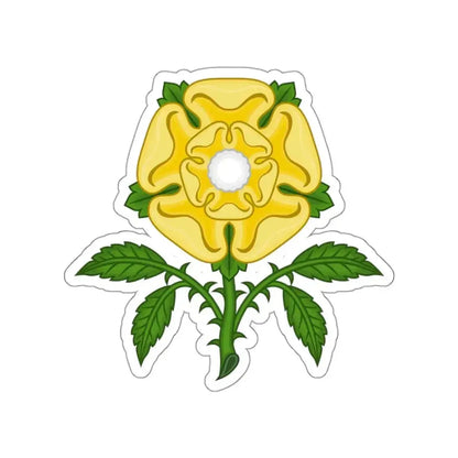 Golden Rose Badge STICKER Vinyl Die-Cut Decal - The Sticker Space