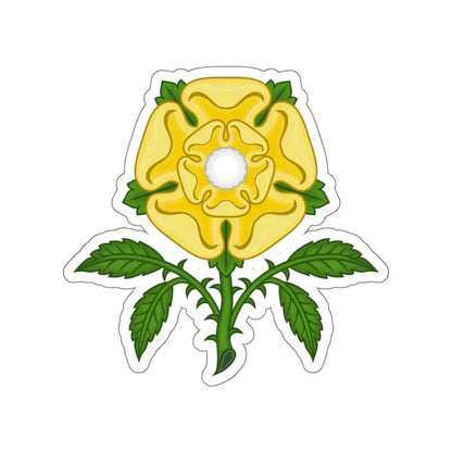 Golden Rose Badge STICKER Vinyl Die-Cut Decal - The Sticker Space