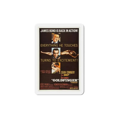 Goldfinger 1964 Movie Poster Refrigerator Magnet - The Sticker Space