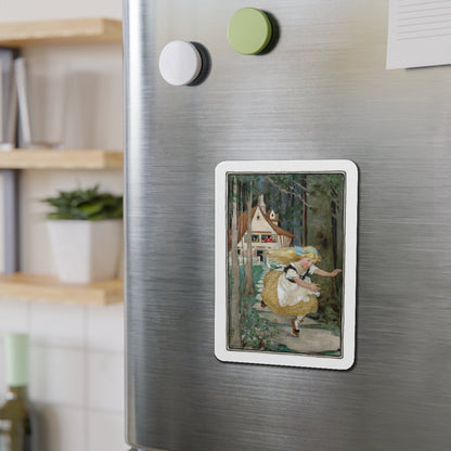 Goldilocks and the Three Bears (Magazine Illustration) Refrigerator Magnet-The Sticker Space