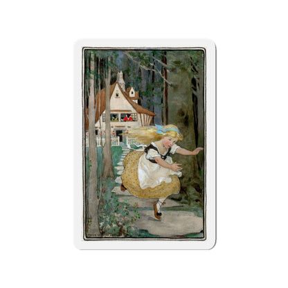 Goldilocks and the Three Bears (Magazine Illustration) Refrigerator Magnet-3" x 3"-The Sticker Space