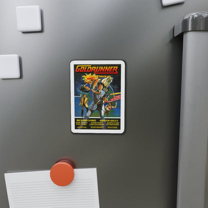 GOLDRUNNER 1980 Movie Poster - Die-Cut Magnet-The Sticker Space