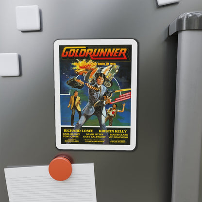 GOLDRUNNER 1980 Movie Poster - Die-Cut Magnet-The Sticker Space