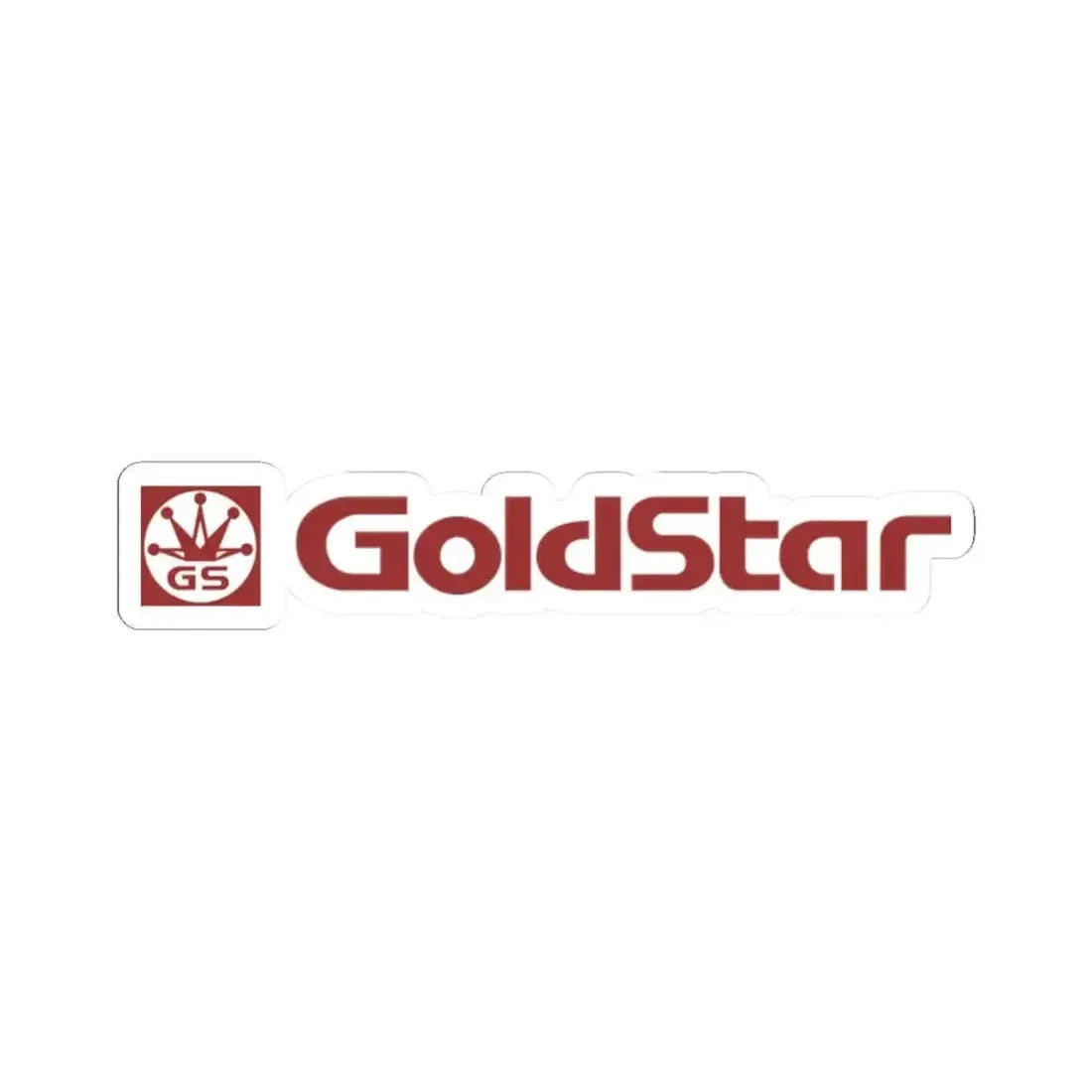 GoldStar Co. Ltd. (Logo) STICKER Vinyl Kiss-Cut Decal 2 Inch White - The Sticker Space