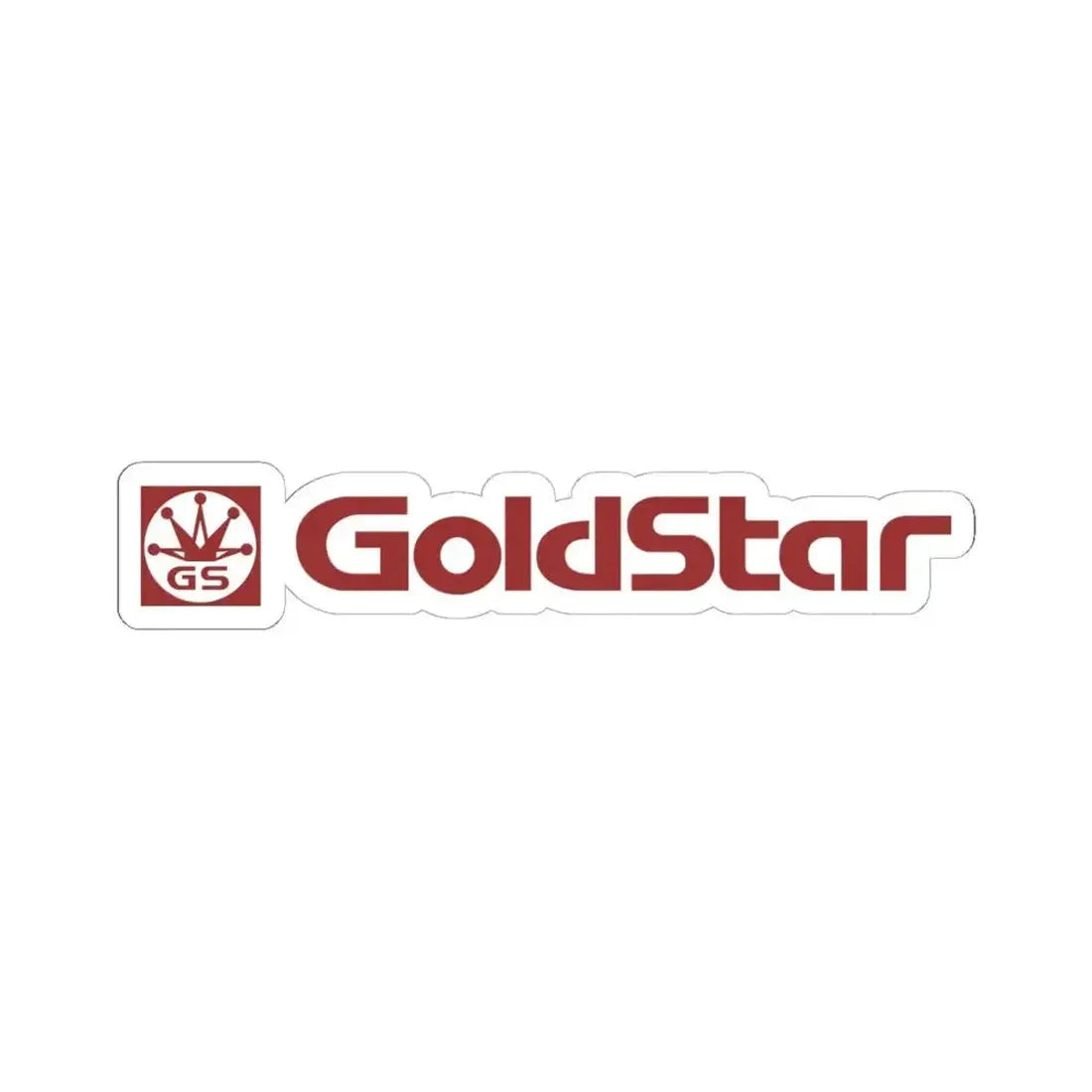 GoldStar Co. Ltd. (Logo) STICKER Vinyl Kiss-Cut Decal 6 Inch White - The Sticker Space