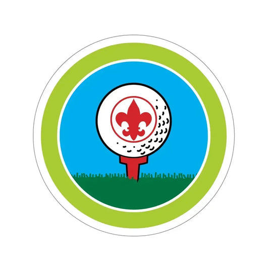 Golf (Boy Scouts Merit Badge) STICKER Vinyl Die-Cut Decal 6 Inch - The Sticker Space